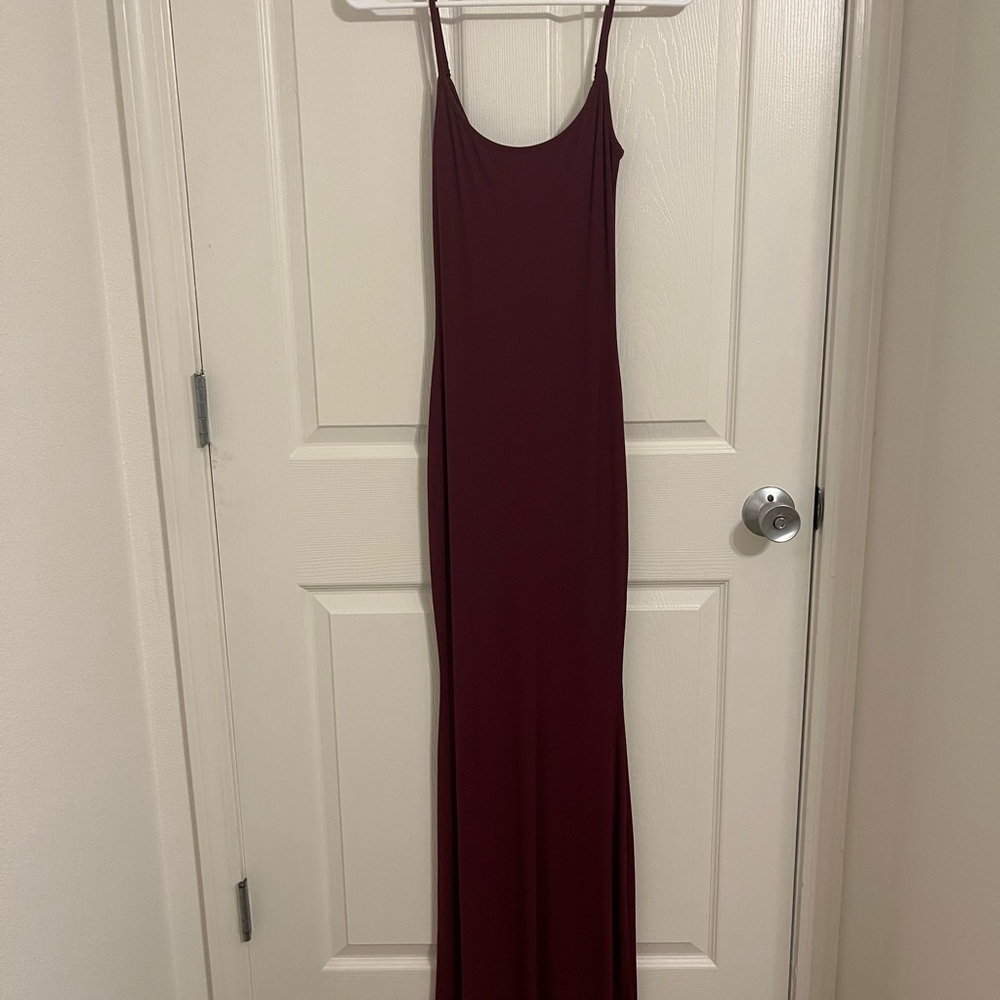 Skims long lounge dress-L